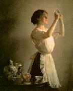 Joseph Decamp The Blue Cup oil painting picture wholesale